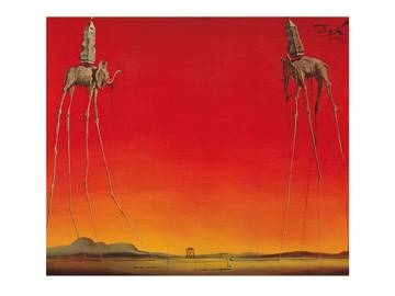 80x60 | Les Elephants ( Dali Salvador )