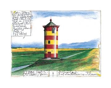 30x24 | Der Leuchtturm von Pilsum ( Gerke Sabine )