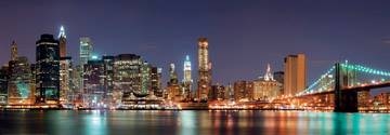 95x33 | New York City with Brooklyn Brid ( Shutterstock )