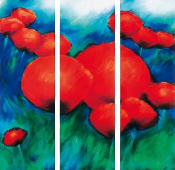 135x138 | Mohnblüten Triptychon (3-tlg.) ( Aeffner Thomas )