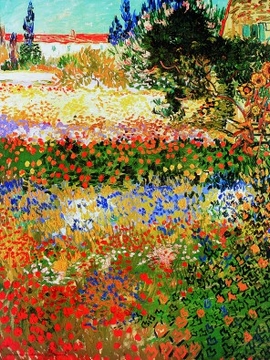 60x80 | Giardino fiorito ( Van Gogh Vincent )