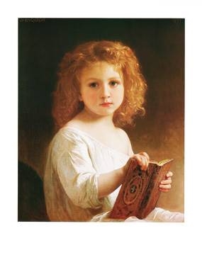 57x72 | The Story Book ( Bouguereau William )