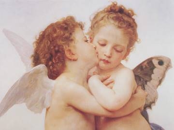 80x60 | The first Kiss ( Bouguereau William )