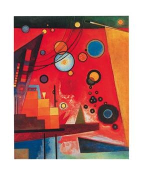 40x50 | Schweres Rot ( Kandinsky Wassily )