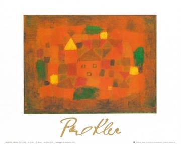 30x24 | Paesaggio al tramonto, 1923 ( Klee Paul )