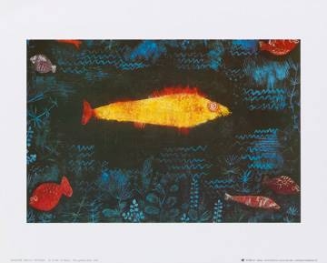 30x24 | The golden fish, 1925 ( Klee Paul )