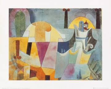 50x40 | Landscape with black columns ( Klee Paul )