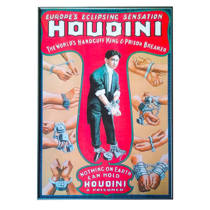 Houdiny | 60x92 cm (Zarámovaná reprodukce)