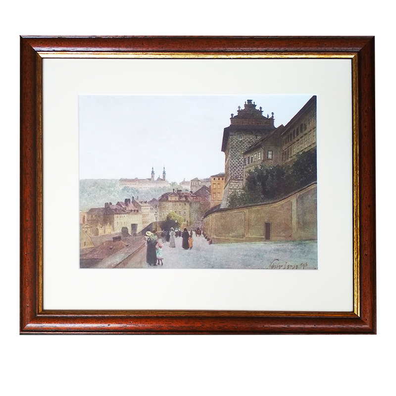Jansa Václav tisk – Praha | Jansa Václav | 42x33cm (Zarámovaný obraz)