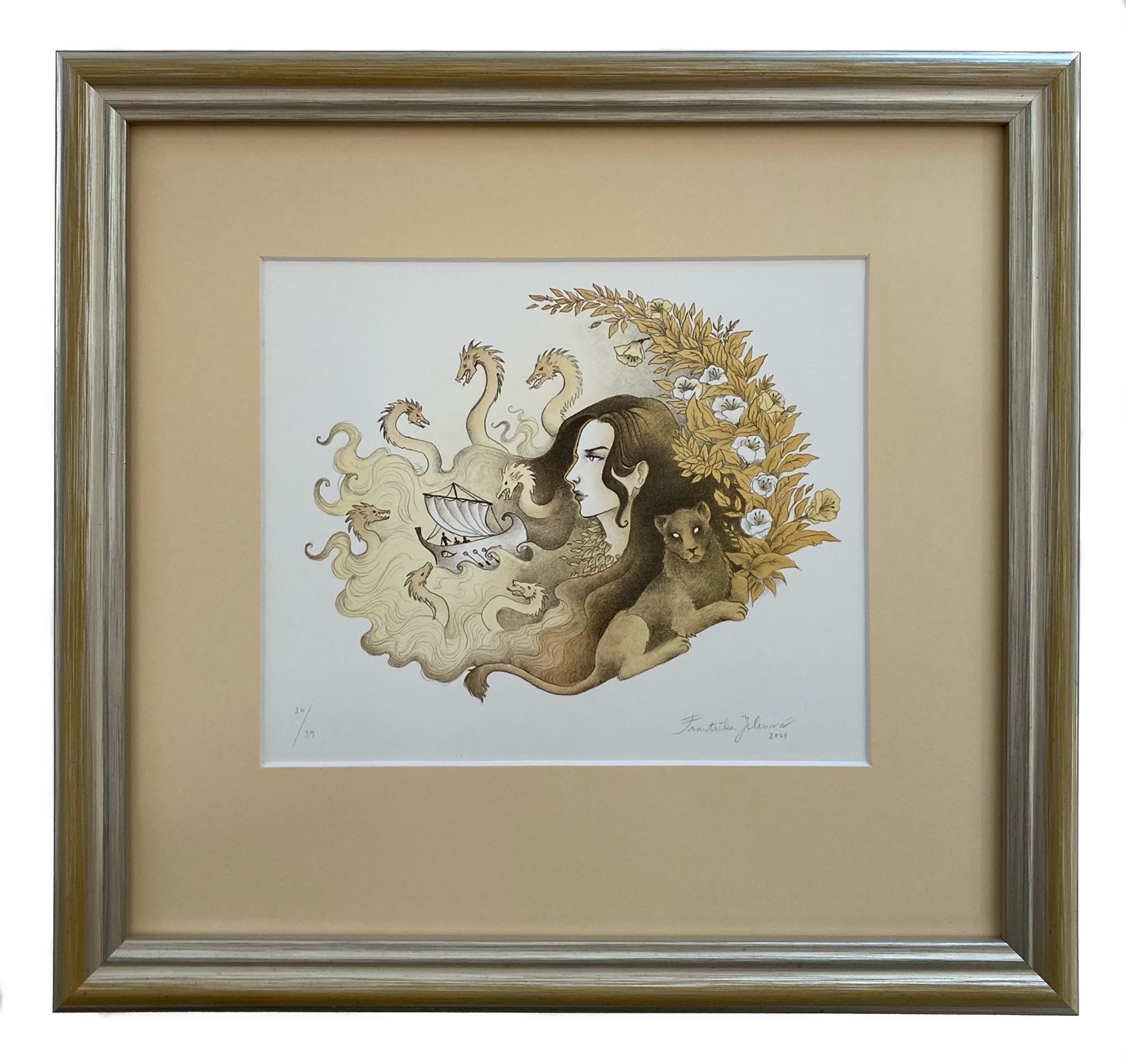 Jelenová Františka - Kirké | 31.4x29.6