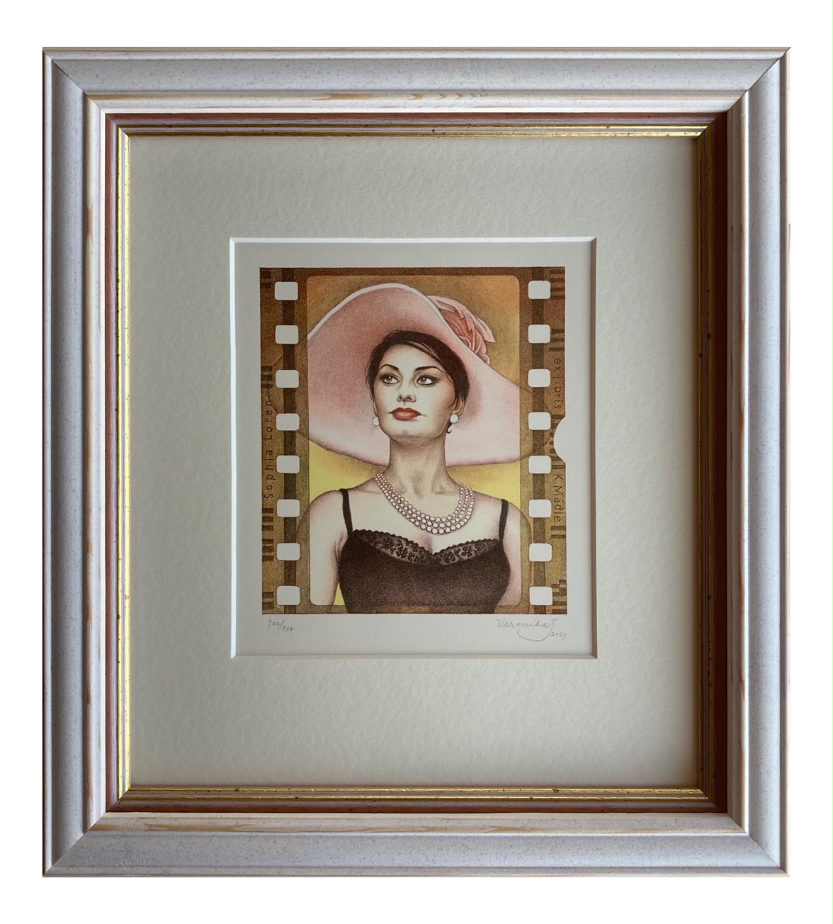 Jelenová Veronika - S. Loren | 23.6x26.6