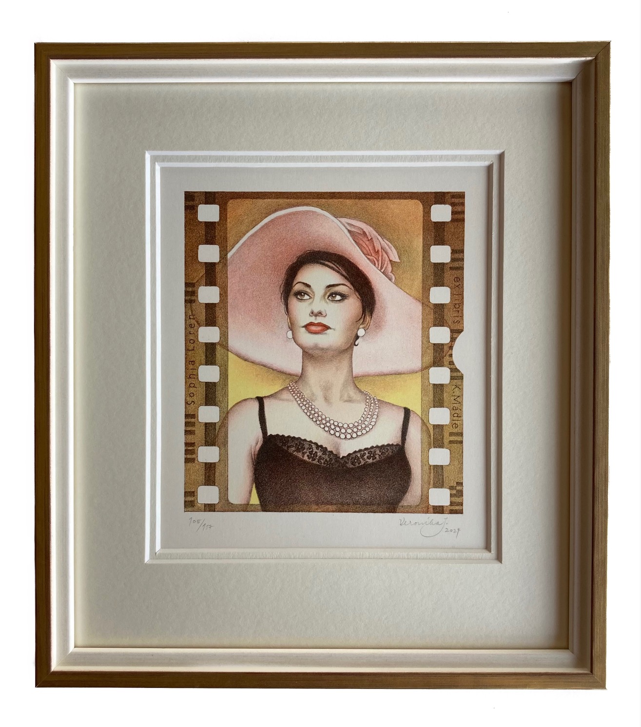 Jelenová Veronika - S. Loren | 22.8x25.3