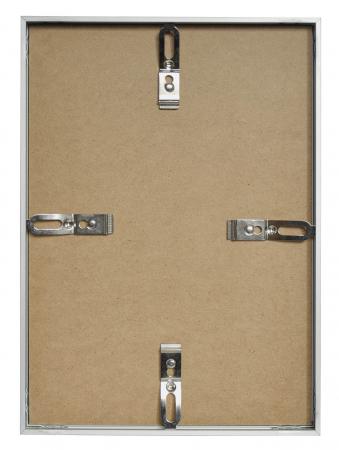 29,7x42 | Stříbrný Rychlorám úzký hliník PLEXI čiré [BN]