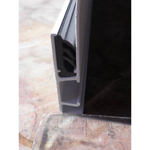 Závěsný systém na obrazy - Info Rail koncovka bílá