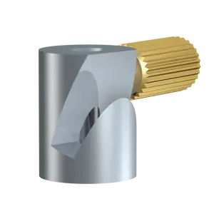 Závěsný systém na obrazy - Háček na šroubek Picture Hook Round Brass 5kg