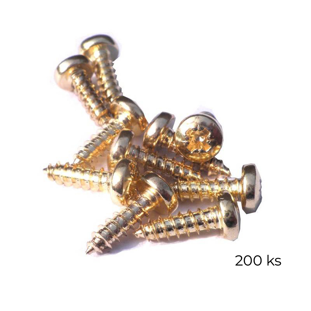 Vrut zlatý ocel 3,5x13 mm (1000ks)