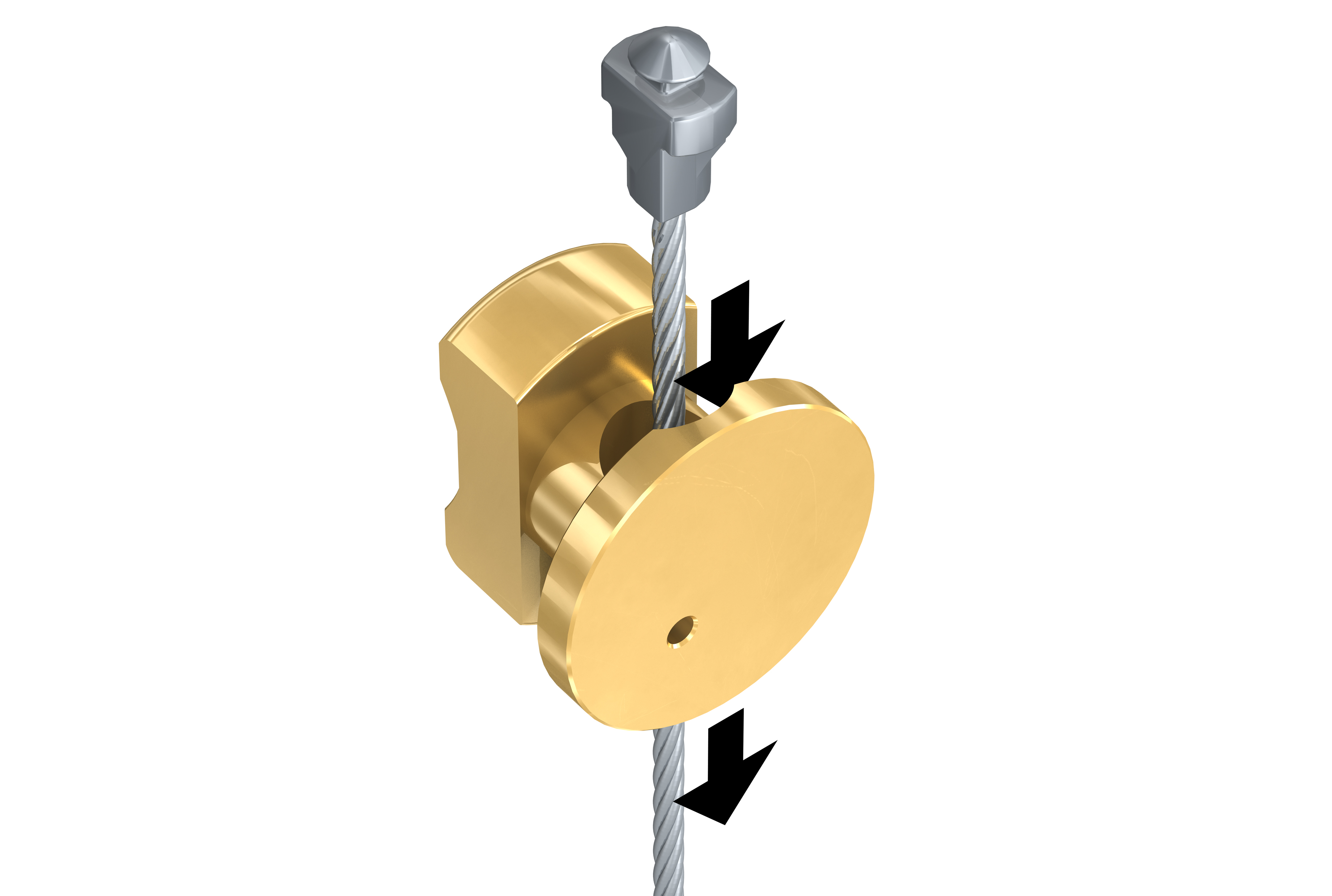 Galerijní závěsný systém - Heavy Duty Track - pojezd do lišty - zeď