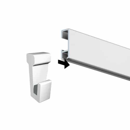 Závěsný systém na obrazy - Sliding Hook white