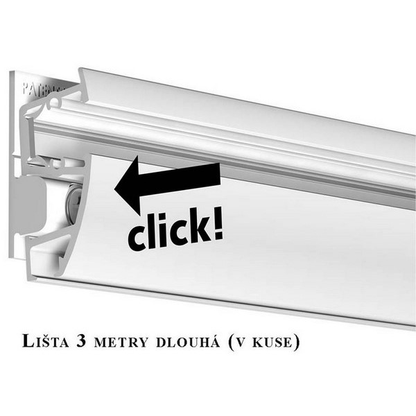 Závěsný systém na obrazy - SET Combi Rail Světelný 3m (6x Perlon 6x AG 3x světlo)