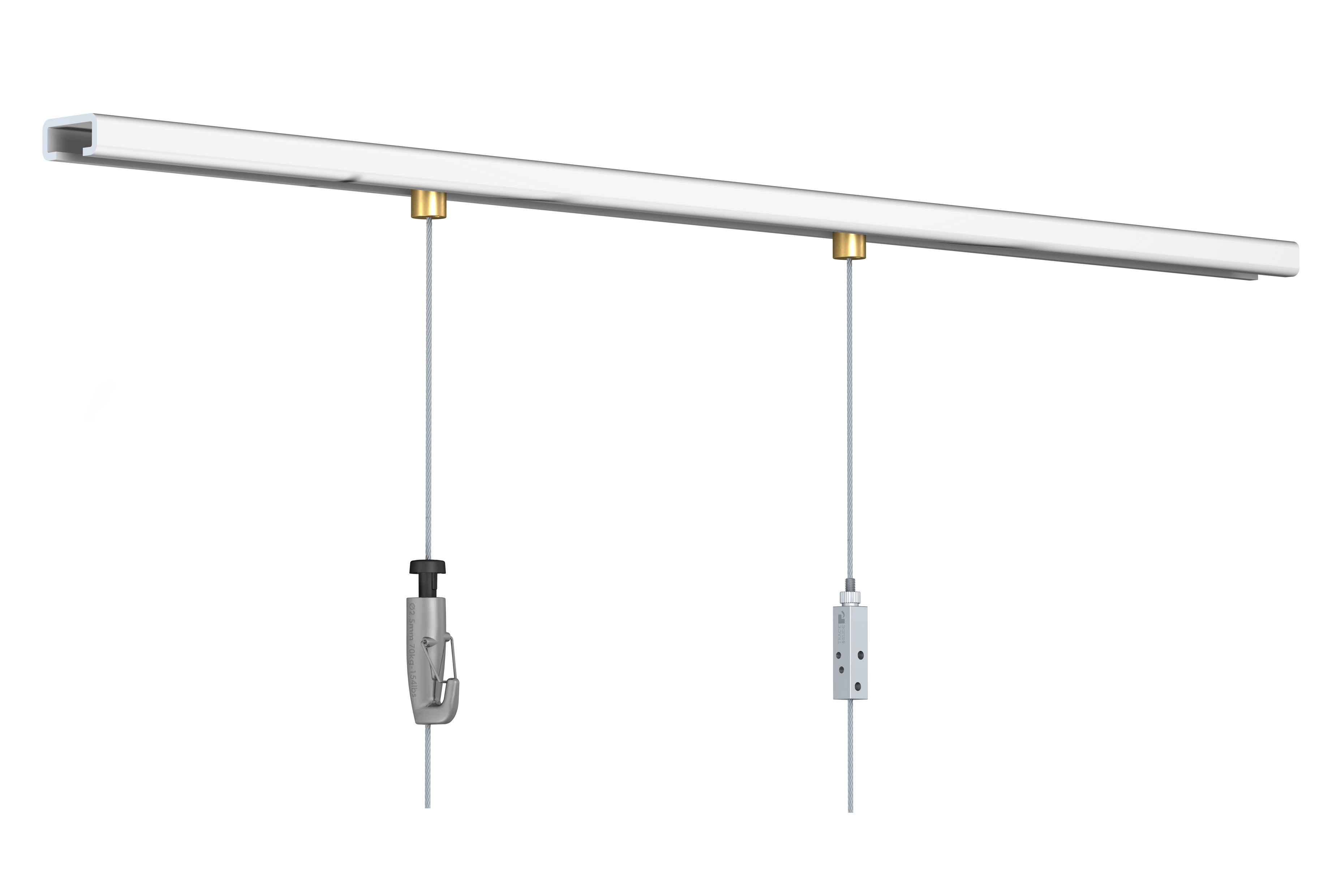 Galerijní závěsný systém - Heavy Duty Track lišta  200 cm
