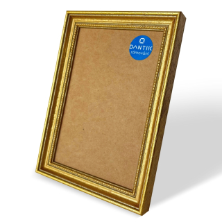 DANTIK rámeček 10x15 | SAFINA zlatá (Muzeální sklo ArtGlass 70)