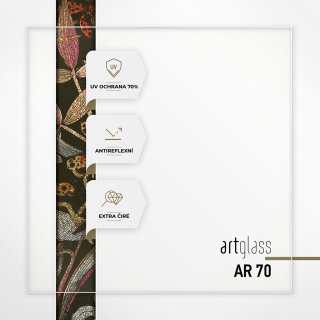 Muzeální sklo - ARTGLASS AR70 (box 4 listy)