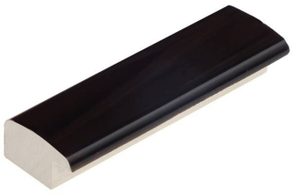 Rámová lišta DANTIK - 25 | UH černá