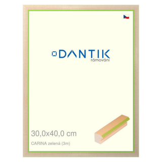 DANTIK rámeček 30x40 | CARINAzelená (Plexi Čiré)