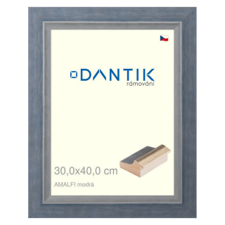 DANTIK rámeček 30x40 | AMALFI modrá (Plexi Čiré)