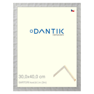 DANTIK rámeček 30x40 | SARTORI kost.bí.l.m (Plexi Čiré)