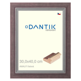 DANTIK rámeček 30x40 | AMALFI fialová (Plexi Čiré)