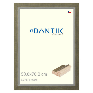 DANTIK rámeček 50x70 | AMALFI zelená (Plexi Čiré)