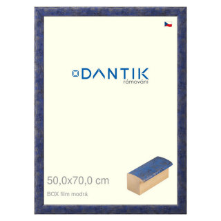 DANTIK rámeček 50x70 | BOX film modrá (Plexi Čiré)