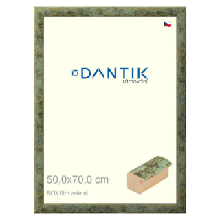 DANTIK rámeček 50x70 | BOX filmzelená (Plexi Čiré)