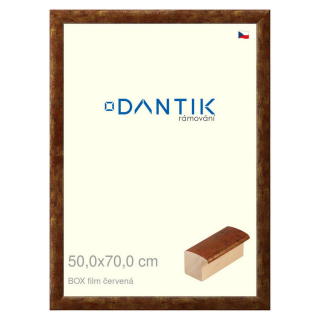 DANTIK rámeček 50x70 | BOX film červená (Plexi Čiré)