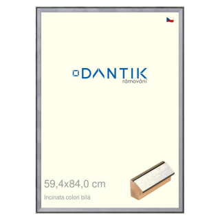 DANTIK rámeček 59,4x84 | INCLINATA colori Bílá (Plexi Čiré)