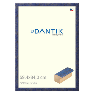 DANTIK rámeček 59,4x84 | BOX film modrá (Plexi Čiré)