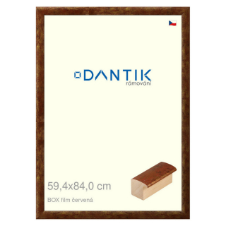 DANTIK rámeček 59,4x84 | BOX film červená (Plexi Čiré)