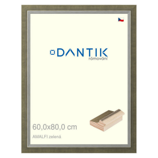 DANTIK rámeček 60x80 | AMALFI zelená (Plexi Čiré)