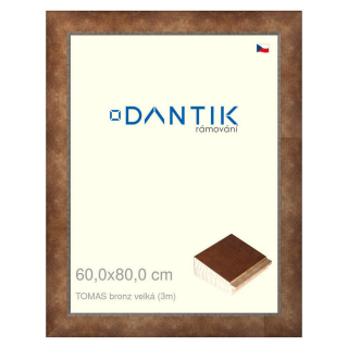 DANTIK rámeček 60x80 | TOMAS bronz velká (Plexi Čiré)
