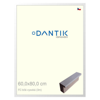 DANTIK rámeček 60x80 | FC Bílá vysoká (Plexi Čiré)
