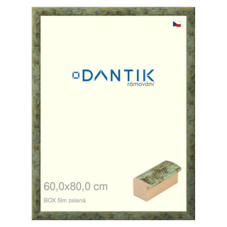 DANTIK rámeček 60x80 | BOX filmzelená (Plexi Čiré)