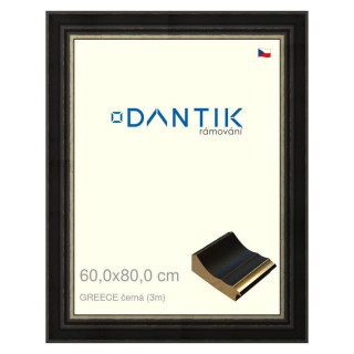 DANTIK rámeček 60x80 | GREECE černá (Plexi Čiré)