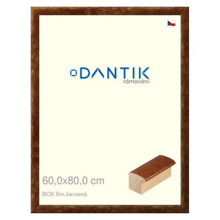 DANTIK rámeček 60x80 | BOX film červená (Plexi Čiré)