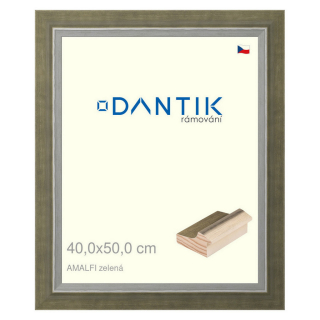 DANTIK rámeček 40x50 | AMALFI zelená (Plexi Čiré)