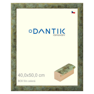 DANTIK rámeček 40x50 | BOX filmzelená (Plexi Čiré)