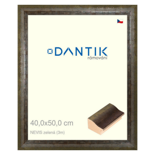 DANTIK rámeček 40x50 | NEVISzelená (Plexi Čiré)
