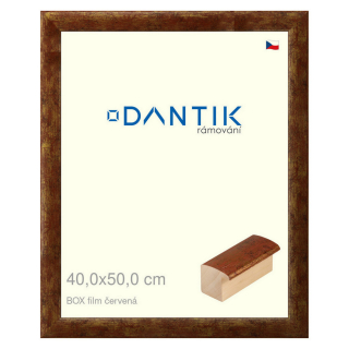 DANTIK rámeček 40x50 | BOX film červená (Plexi Čiré)