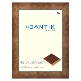 DANTIK rámeček 42x59,4 | TOMAS bronz velká (Plexi Čiré)