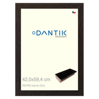 DANTIK rámeček 42x59,4 | RETRO černá (Plexi Čiré)